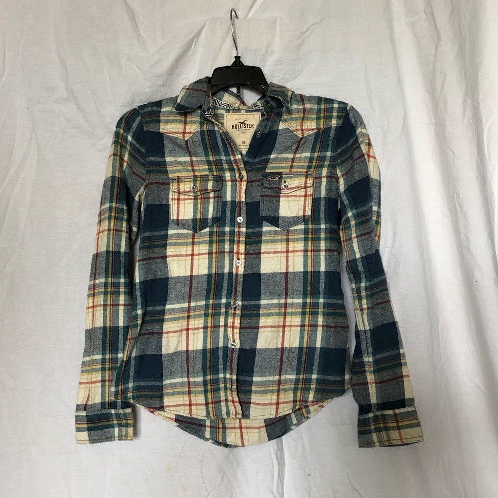 Plaid Hollister Button Down